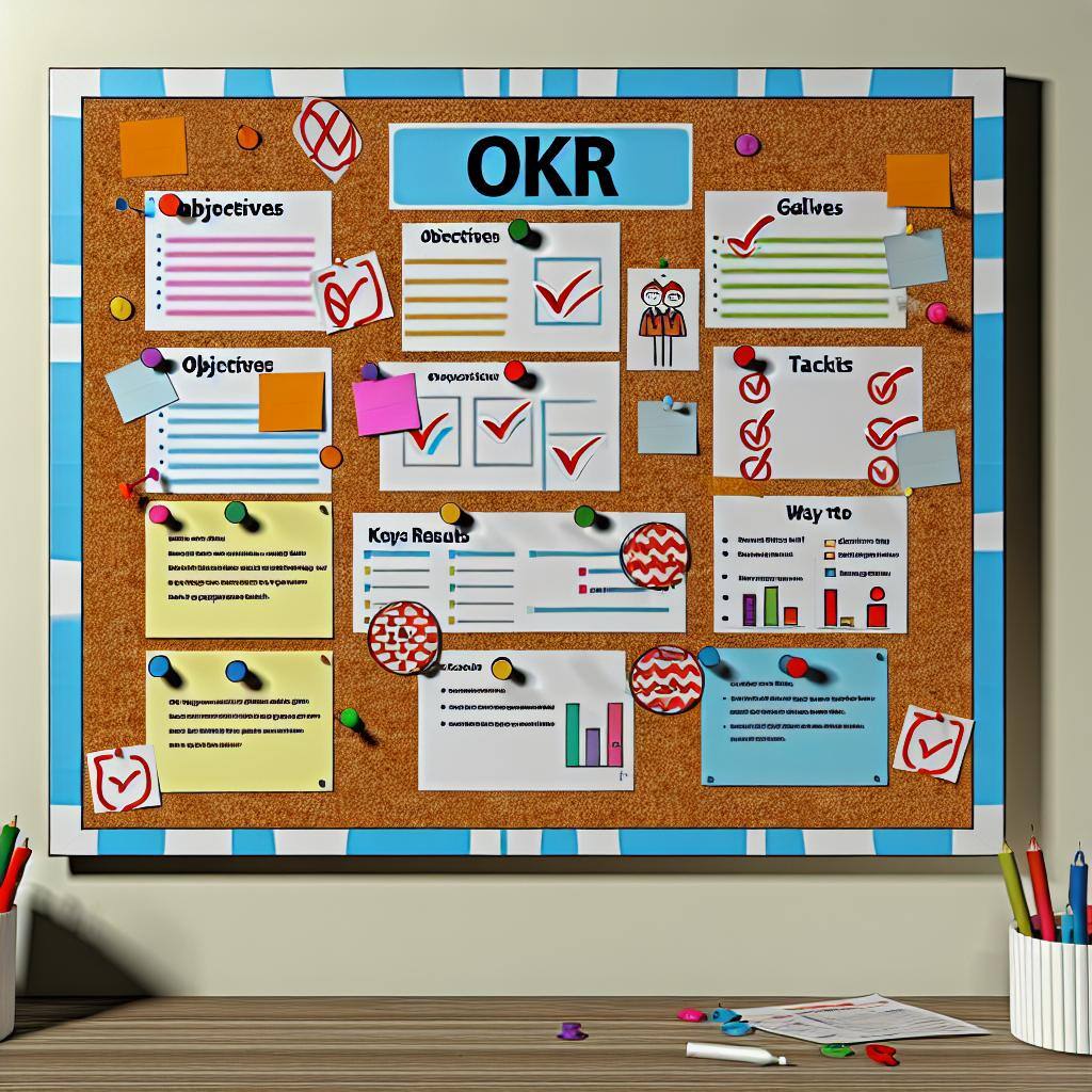 objectives and key results plan board